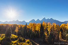 Wunderschöne Herbststimmung im Grand Teton Nationalpark