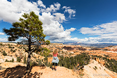 Andrea ist begeistert, Bryce Canyon Nationalpark