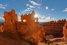 Tolle Sandsteinformation im Sonnenaufgang, Bryce Canyon Nationalpark
