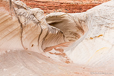 Nautilus (White Wave) - geschwungener Felsendurchgang in der Form einer Nautilus, Paria Canyon, Vermillion Cliffs