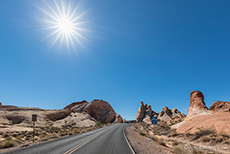 Ende der Scenic Route, Valley of Fire State Park