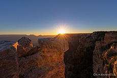 Sonnenaufgang am Mother Point, Grand Canyon