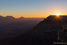 Sonnenaufgang am Mother Point, Grand Canyon