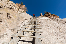 Die Leitern waren schon cool, Bandelier National Monument, New Mexico