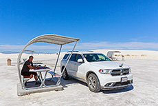 Mittagspause, White Sands National Monument