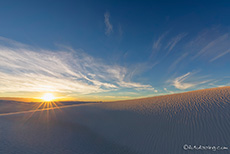 Sonnenaufgang, White Sands National Monument